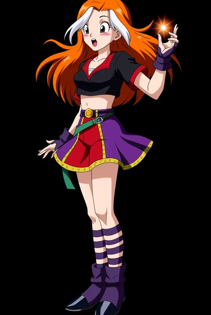 Personagem feminina de um criança de s idade. Wiccan sorceress from the Dragon Ball Classic universe with the traits of Akira Toriyama and made by the animation studio TOEI ANIMATION. Age: s.  Appearance

Hair :  Long and voluminous , in a vibrant shade of...