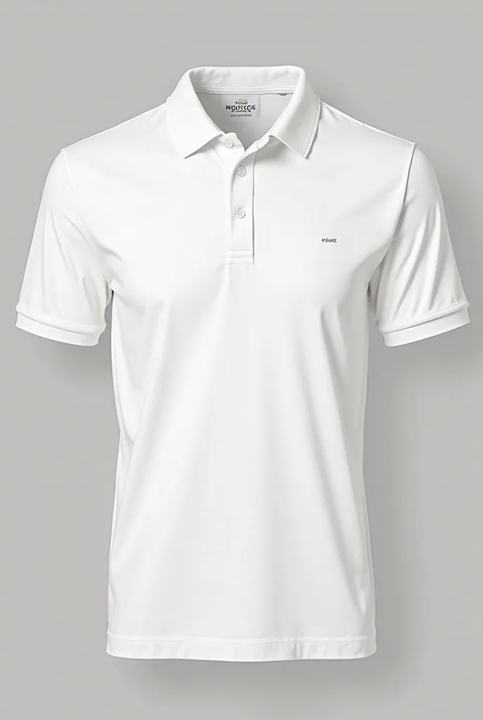 Create a white polo shirt 