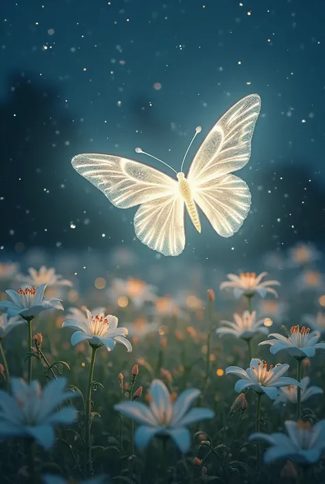 🌞🌞🌞
A large butterfly of light in the night flying freely over a field of lilies with the body of light

I release the pain from the heart and heal.  
I release the pain from the mind and heal myself.  
I release the pain from thinking and heal myself.  
I...