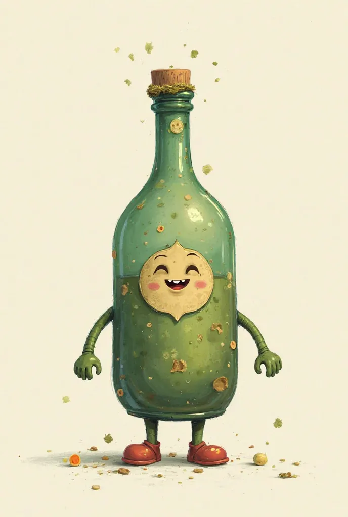 Human-shaped bottle 