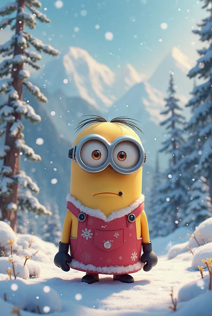 Create a mix of minion and snow white