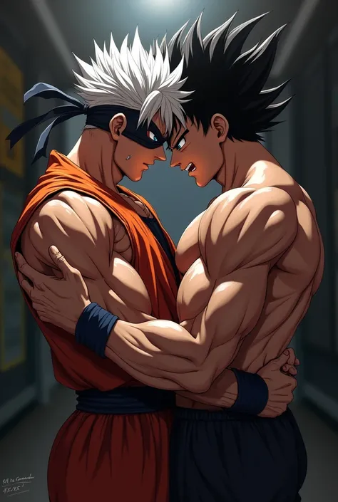 Gojo having sex with Goku
