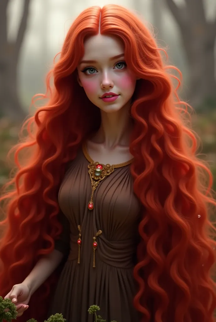 Just do her hair like Rapunzel, But put it red