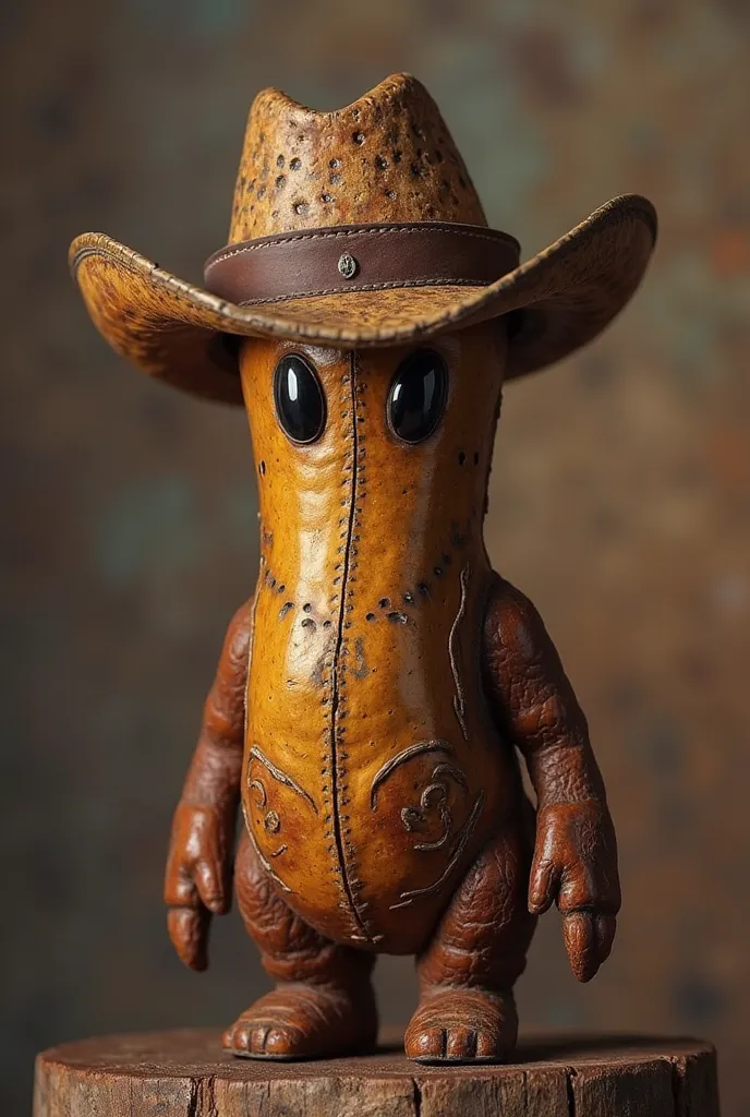 Give me an image of a penis wearing a cowboy hat