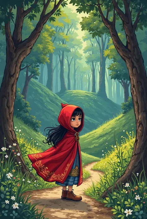 Jenra a comic in Spanish about Little Red Riding Hood in 50 biñetas 
