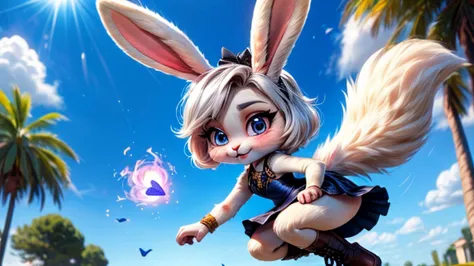 furry art bunny
((Poppy bunny )), ((white hair long 1 meter)), ((white fur)), ((perfect body)), ((Bunny ear 900mm)), ((Leg and average)), (( body full magics)), ((Looking at you thinking about love)), ((eye blue)), ((dress short white)), ((short skirt)), (...