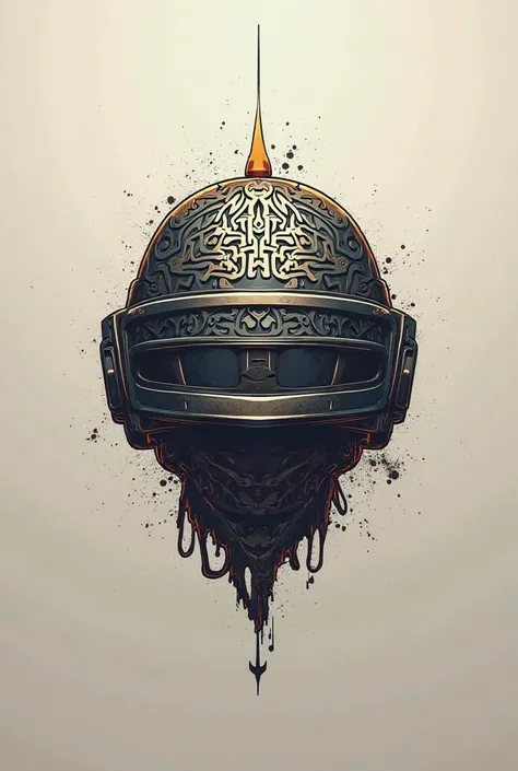 The image shows the PUBG logo with a taqiyah (Muslim prayer cap) on top, likely related to Ramadan or Islamic themes.