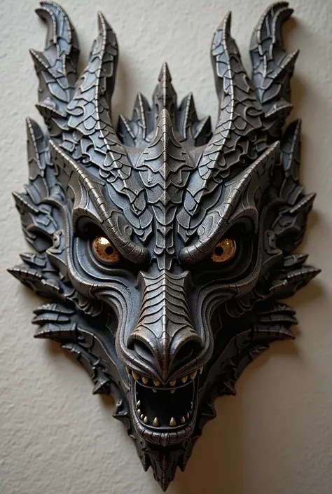 Cartoon style dragon mask 
