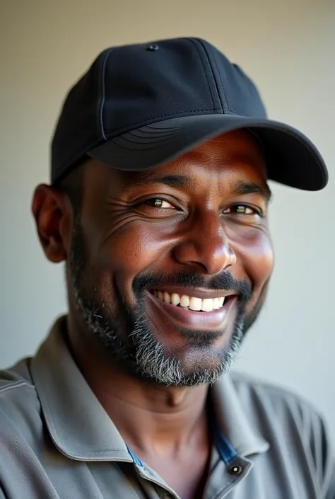 A black guy who is kind of fat or intermediate fat. Not belly.Who used to live in Baher Dar, Ethiopia. He also loves to wear a cap to the back/ flipped cap. Full posture 