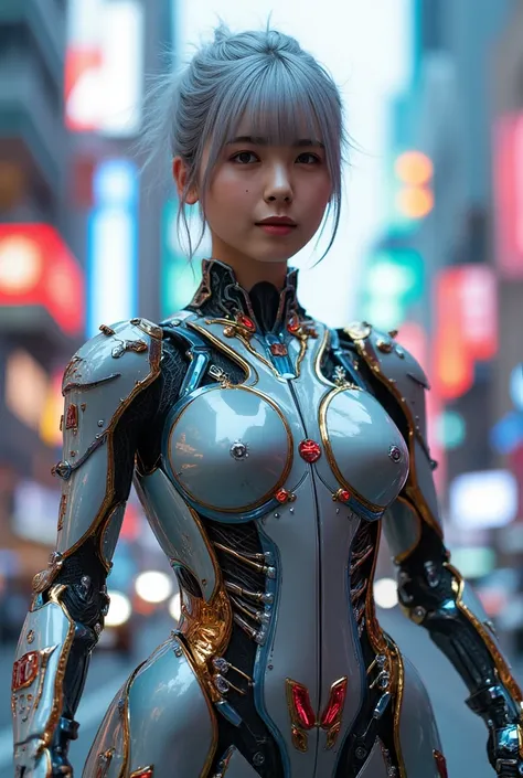 A cyborg girl is born with the exoskeleton and abilities of a wolf.
UHD, masterpiece, accurate, super detail, high details, high quality, award winning, best quality, highest, 16k, detailed face, realistic textured skin, perfect anatomy, perfect fingers, H...