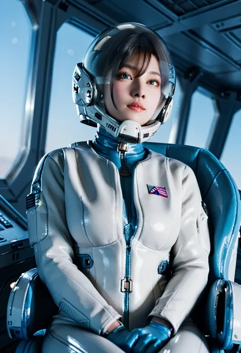  (plugsuit:1.15), , eva helm, , indoors,masterpiece, best quality, 1girl, solo, {{{very short hair:1.7}}}, pread legs, , , short hair, ,(upper body:1.2)space helmet, space helmet,eva helm, spacesuit , astronaut),, bubble helmet, space helmet, (1girl:1.1) w...