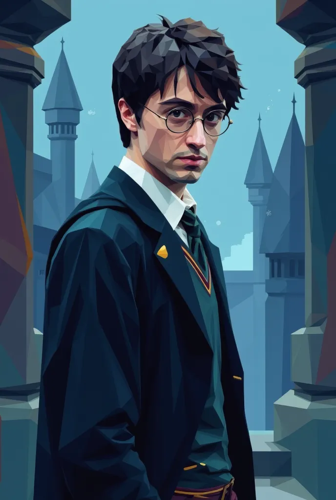 Low poly harry potter