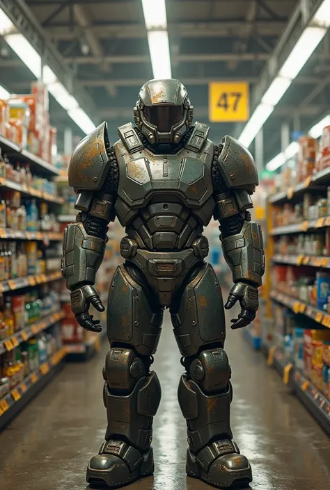 Fallout 76 power armor working at Walmart