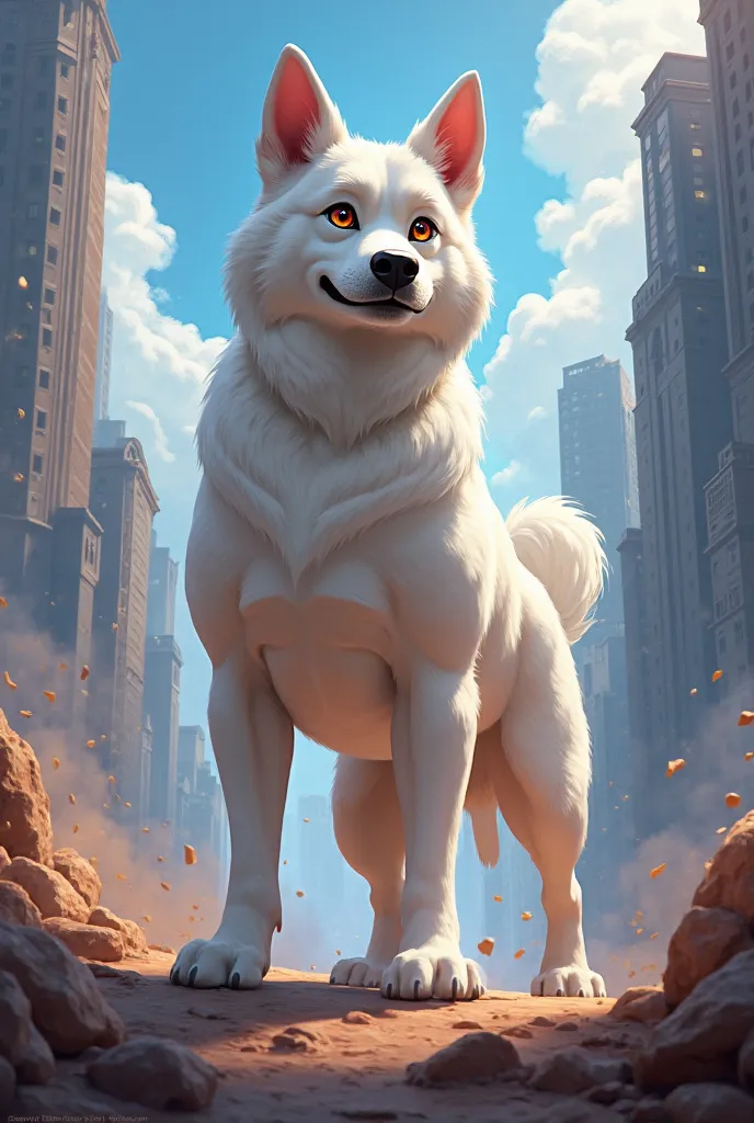 Bolt the super dog Disney. 