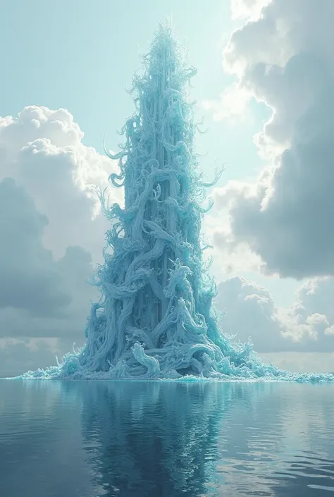 Make Skyscraper made out of water