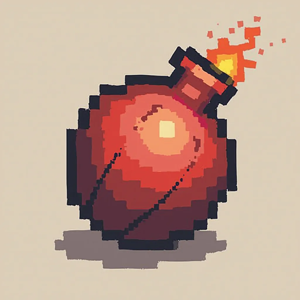 Bomb dmoji icon
