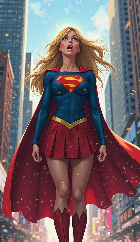 supergirl was shocked 