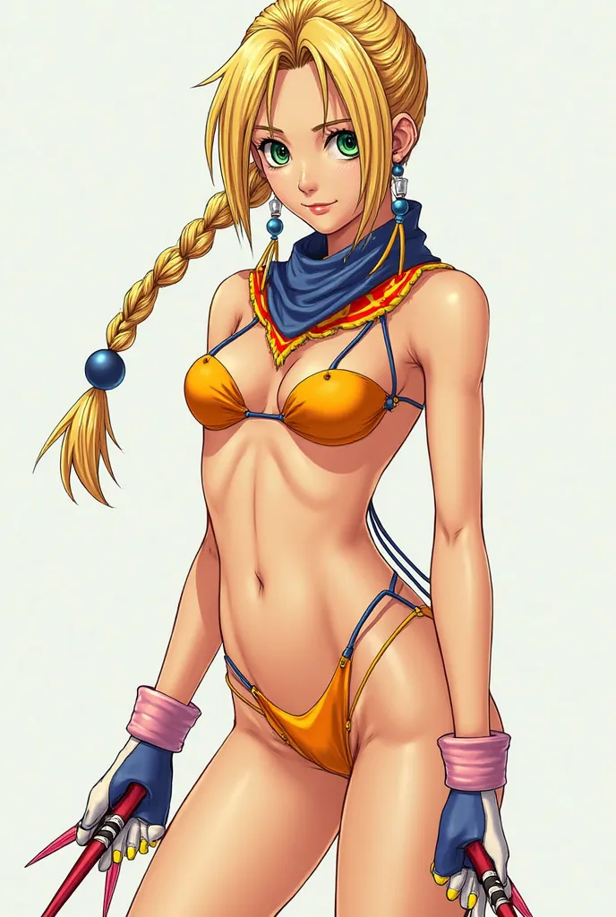 Rikku is a very sexy, slender, athletic girl with blonde hair. Rikku has green eyes with spiral pupils peculiar only to representatives of Al-Bhed. In Final Fantasy X-2, Rikku's hair has become longer, with some strands braided into pigtails. The hairstyle...