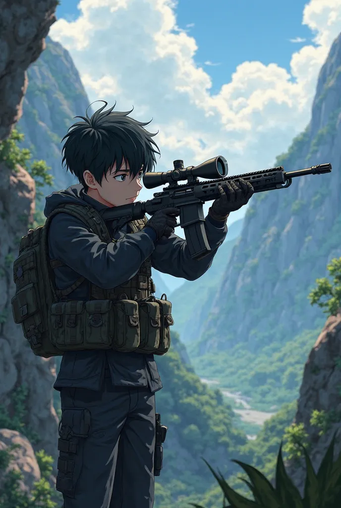 Sniper boy anime