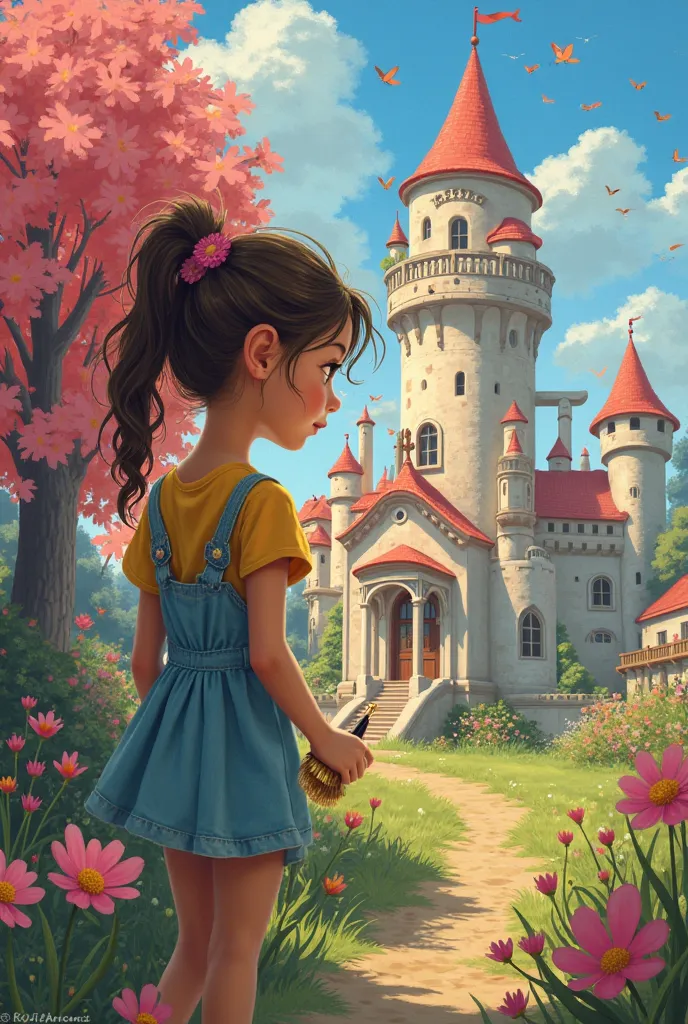 like to paint an  girl named Lily, in a small, colorful village. One day, while exploring her grandmother's attic, she found an old, mysterious paintbrush with golden bristles. She decides to try it and is surprised when everything in her paint comes to li...