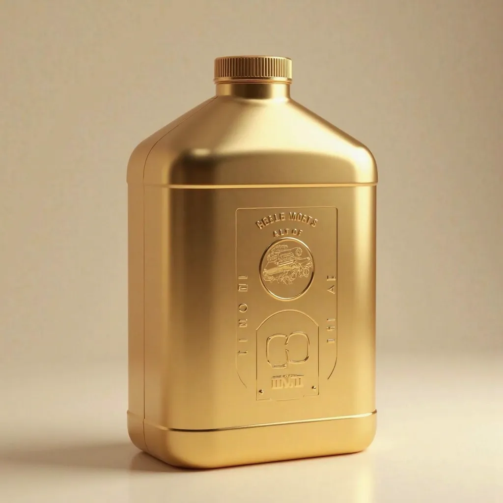 3d gold engine oil canister