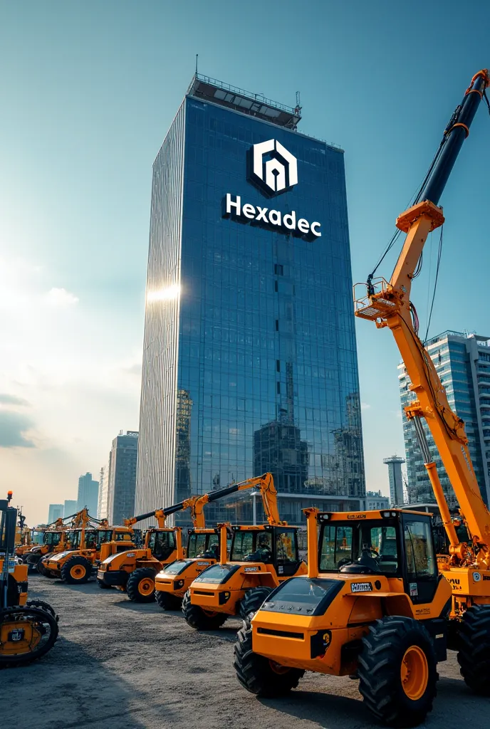 A brokering company of heavy construction machinery by the name hexadec