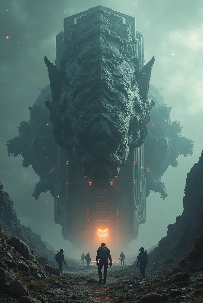 🎬 777777777ft long and 7777777ft wide and 3500ft high alien heavy armored space ark lowering rear door with commandos walking down ramp to hostile enemy planet surface,
"The Vampora Chronicles 2025:The Kavakee And The Zogo” 

Official Trailer
taking the sa...