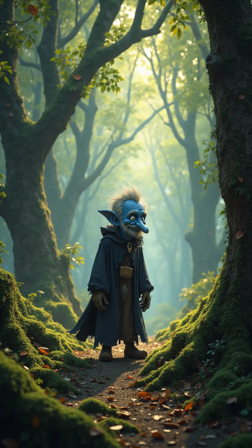 Gargamel of the Smurfs,  Walking in the woods