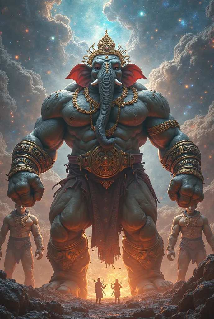 Ganesha world breaker Hulk and his muscular guardians 