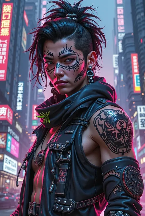 Cyber punk igorot anime