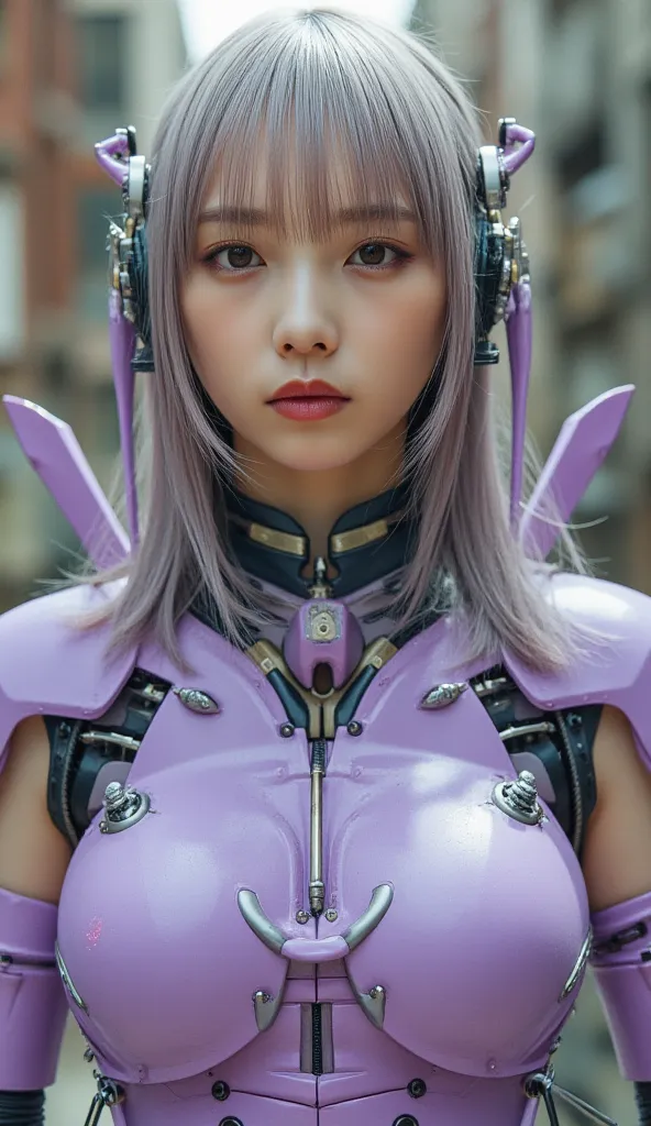 insect cyborg girl, (Highest quality:1.2, masterpiece),  Ultra High Definition , ultimate surrealism, (Photorealistic:1.4), (ferocious scorpion, (Mechanical:1.4), (armor:1.1)), Mechanical large wings, purple porcelain body in the shape of a scorpion, Mecha...