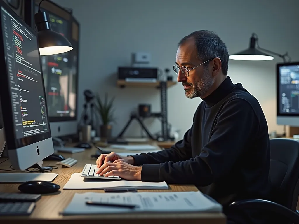 Steve Jobs creating applre