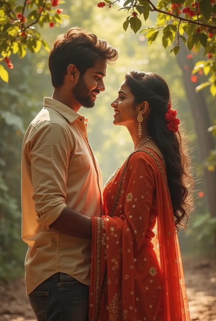 "A romantic love story set in India, featuring a young couple, Himanshu and Nidhi. Himanshu is a simple, kind-hearted man with a traditional upbringing, while Nidhi is a cheerful, free-spirited woman. Their love blossoms in a beautiful college setting, wit...