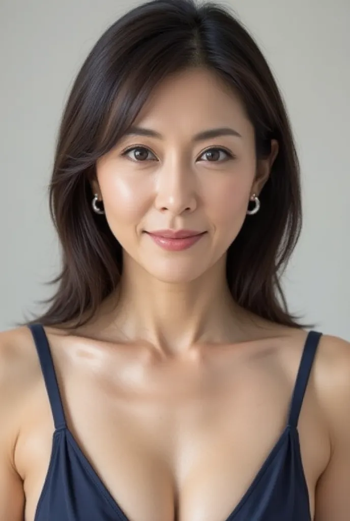  50 year old Japanese woman、 glamorous body 、firm waist and plump hips、close-up、High Resolution、masterpiece、Highest quality、high detail、(formal: 1.4)、(realistic: 1.2, 超realisticな: 1.1,  realistic: 1.37)、(Sharp Focus: 1.4)、depth of field、physically-based re...