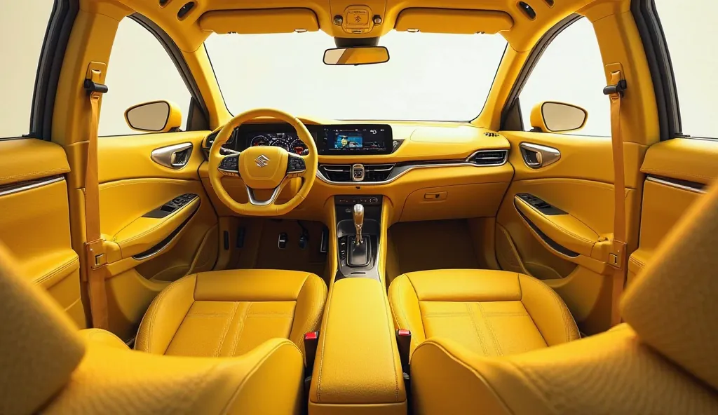 2025. Suzuki Wagon R. interior. Yellow colour