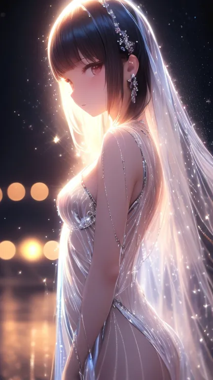 God,woman,universeの意志,Voluptuous body,The body shines through,６Wings,universe,Precise 4K rendering,realistic,professional,vivid colors,Bokeh, Dramatic Lighting,壮大なuniverse空間,mysterious and fantastic atmosphere, overwhelming presence ,digital painting,nude,...