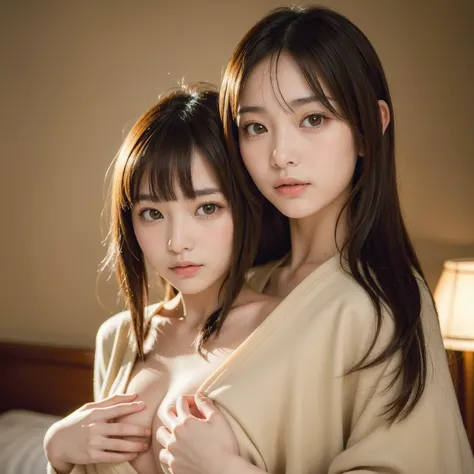 Highest quality, Focus on Your FACE, Soft light, Ultra High Definition, (Photorealistic:1.4), RAW photo,
1 Japanese girl, Alone, cute, (pupil,  light in the eye),   beautiful face with great attention to detail , (small breasts),(High Resolution Human Skin...