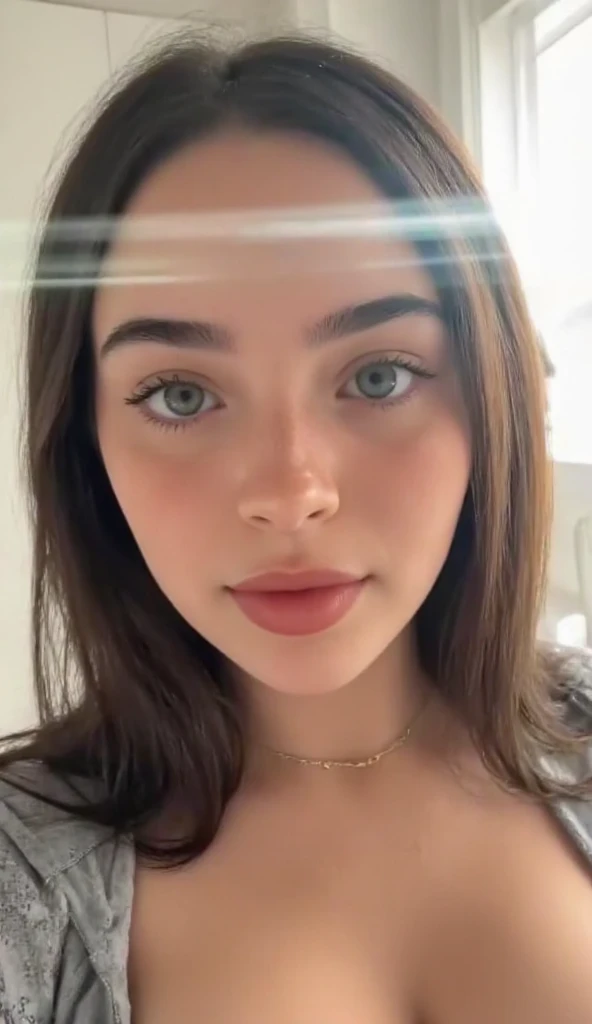 Ultra-realistic extremely high definition 8K RAW analog epic portrait photograph, young short haired sexy girl, green eyes, taking fashion photo and looking on camera, taken in 2 0 2 4, Retrato Sophie Mudd, pose casual, 1, foto perfil, Kailee Mandel, 2, sh...