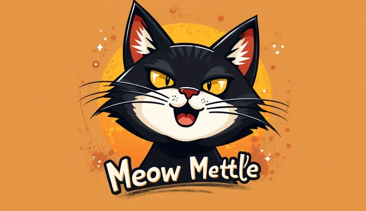 Theme: Bold, adventurous, and playful cat vibes
Colors: A mix of warm orange, black, and white for a strong yet fun look
Elements:
✅ A fierce yet cute cat illustration/logo
✅ Text: "Meow Mettle – Where Cats Rule!"
✅ Icons for YouTube, Instagram (if needed)...