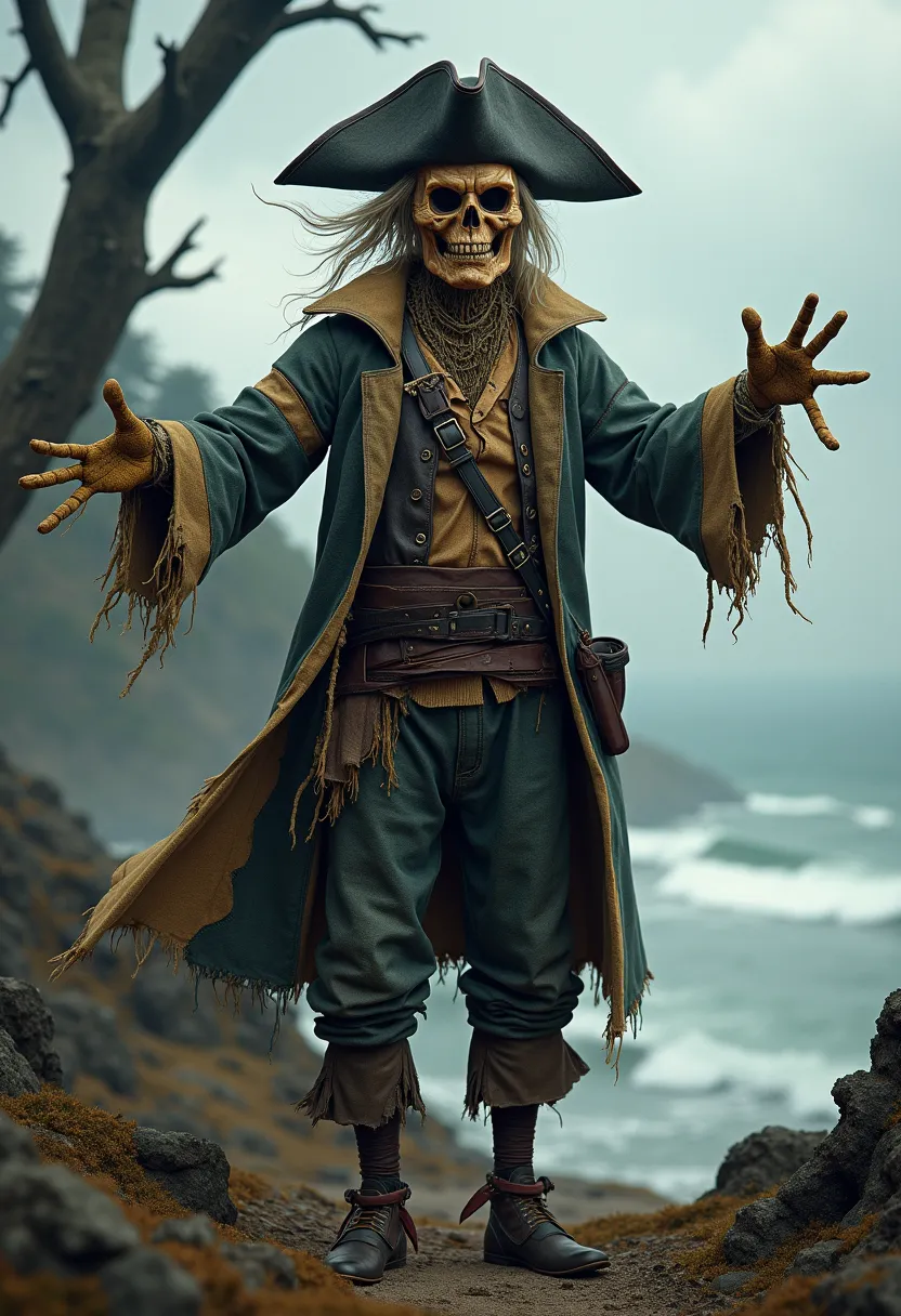 Pirate scarecrow man