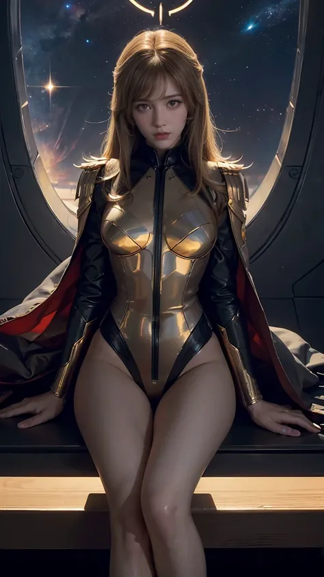 ((Highest quality, 8k, best image quality, Ultra-high precision)), Unity 8k ,, perfect lighting, (perfect hands, Perfect Anatomy)、   movie scene   ，masterpiece: Space Battleship Yamato 2202: high resolution image of Moriyuki，　  exquisite detail 、 super rea...