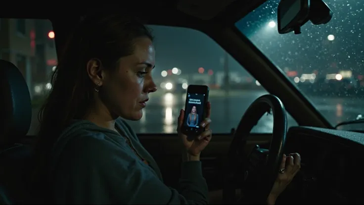 The Final Betrayal"
A dark and rainy city parking lot at night. Jessica Carter sits in her old car, gripping the steering wheel, tears streaming down her face as she looks at her phone. The screen shows messages from her daughter Ava, unaware of what’s hap...