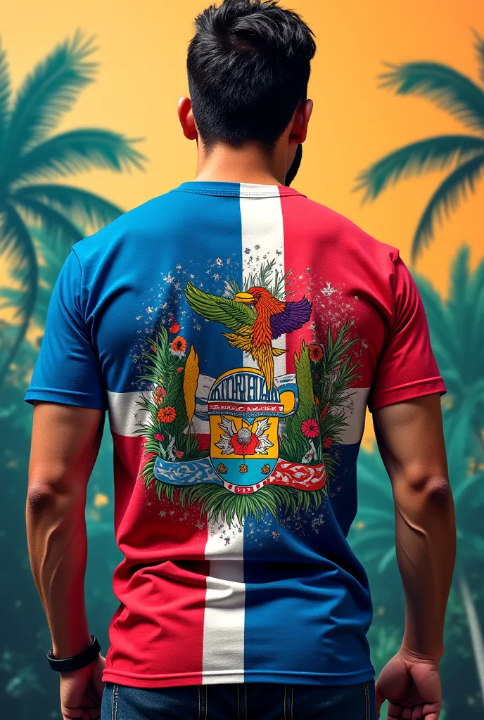 Honduras and the Dominican Republic in a t-shirt 