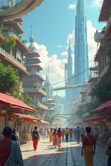 Future, Futuristic, Nepal, Nepali Cities, 2040.