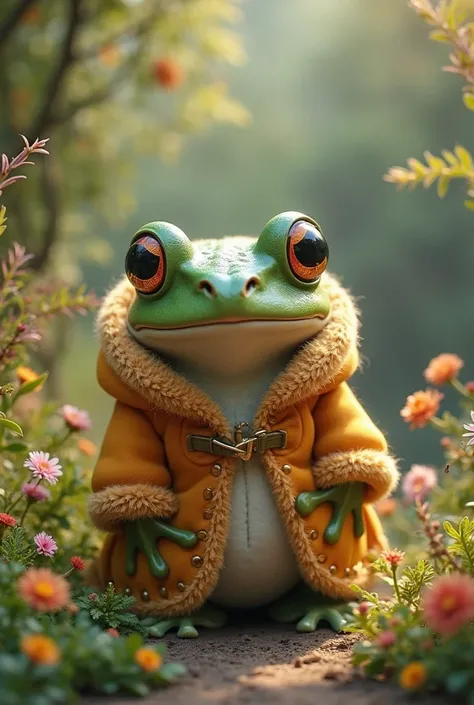 I only brought the coat for a cute frog coat