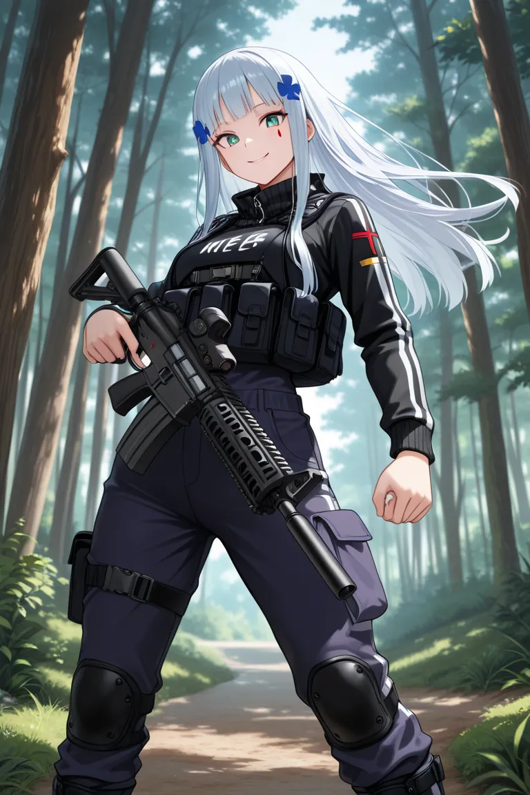 (top quality :1.4) , 8k , ( masterpiece:1.3),HK416