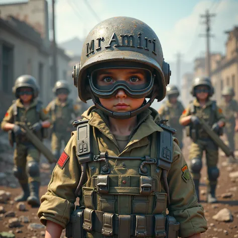 1 Boy for PUBG And Write Mr Amiri in helmet With 16 Boy