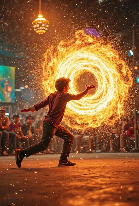 Blast fire in yoyo sing ✴️✴️ realistic image