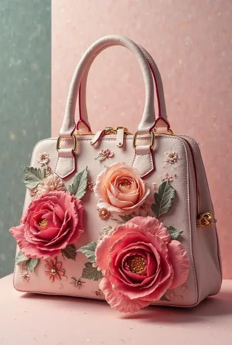 Bags with beautiful roses