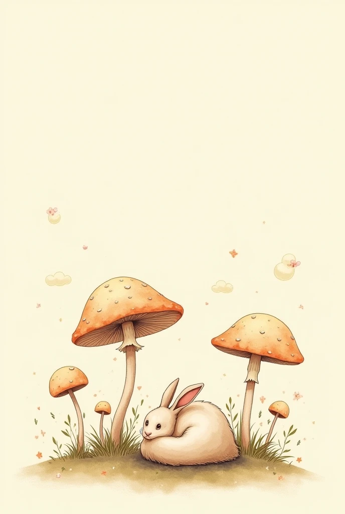 Cloud Ears+Rolled Rabbit Illustration